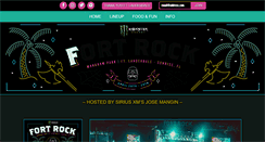 Desktop Screenshot of fortrockfestival.com